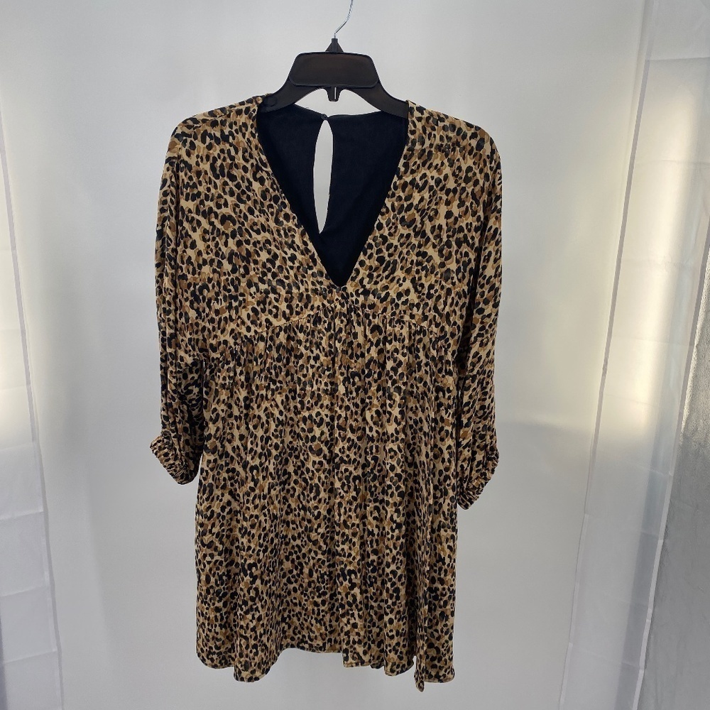 Zara Cheetah print dress Size XS NWT